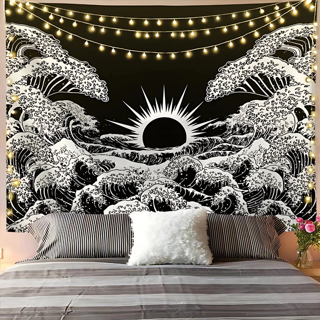 MYSTICAL CELESTIAL MANDALA TAPESTRY WALL DECOR - SMHBB1