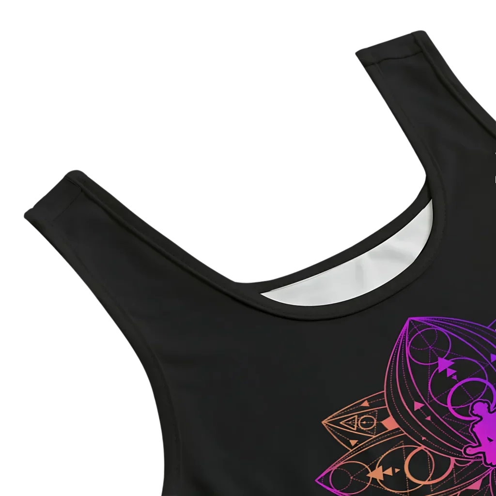 MYSTICAL LOTUS & CHAKRA MATCHING YOGA SET FOR WOMEN - yoga outfit set