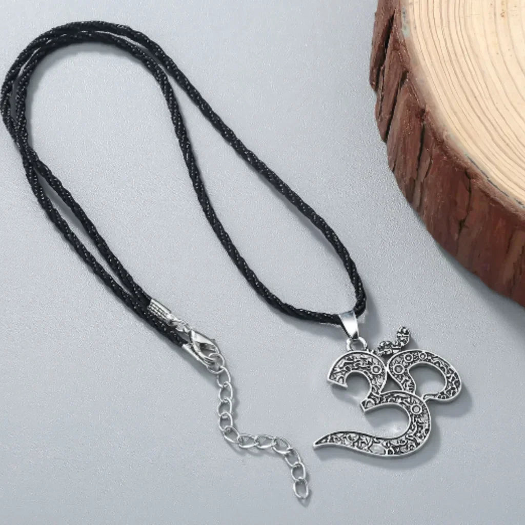 MYSTICAL OM PENDANT NECKLACE FOR SPIRITUAL HARMONY - Necklace