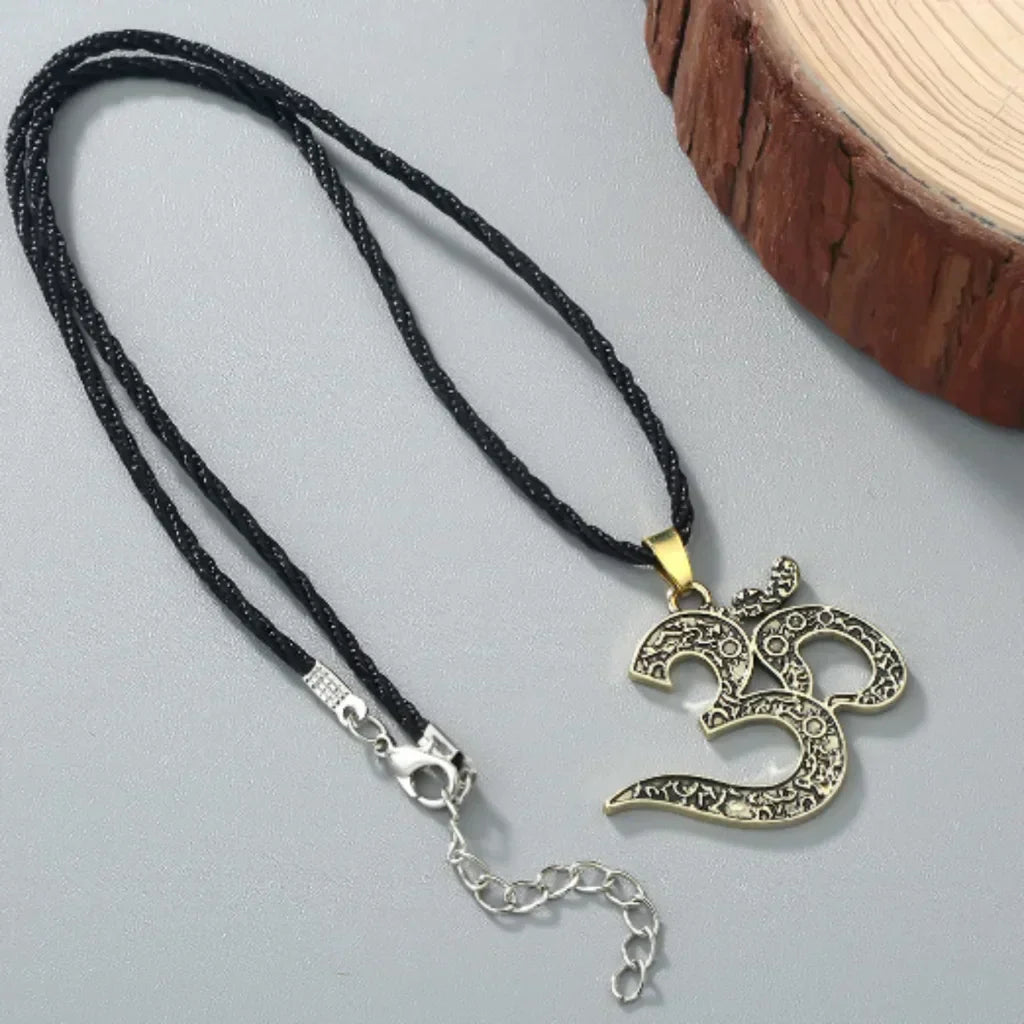 MYSTICAL OM PENDANT NECKLACE FOR SPIRITUAL HARMONY - Necklace