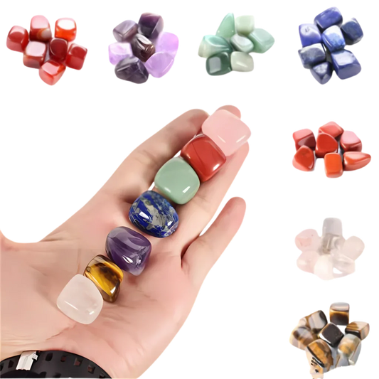 NATURAL HEALING CHAKRA CRYSTALS FOR ENERGY BALANCE - Set