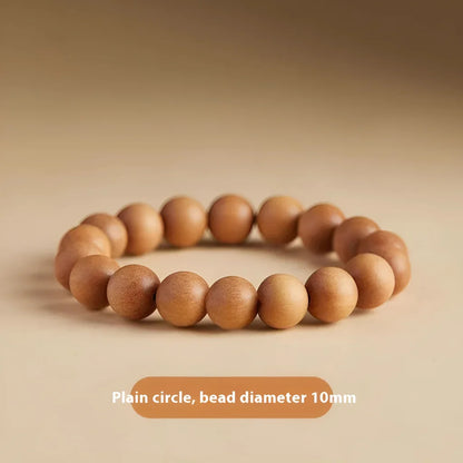 NATURAL PEACH WOOD SPIRITUAL BRACELET FOR WOMEN - Mahogany 10mm - Bracelet