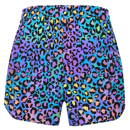 BOLD NEON LEOPARD YOGA SHORTS FOR CONFIDENT MOVEMENT!