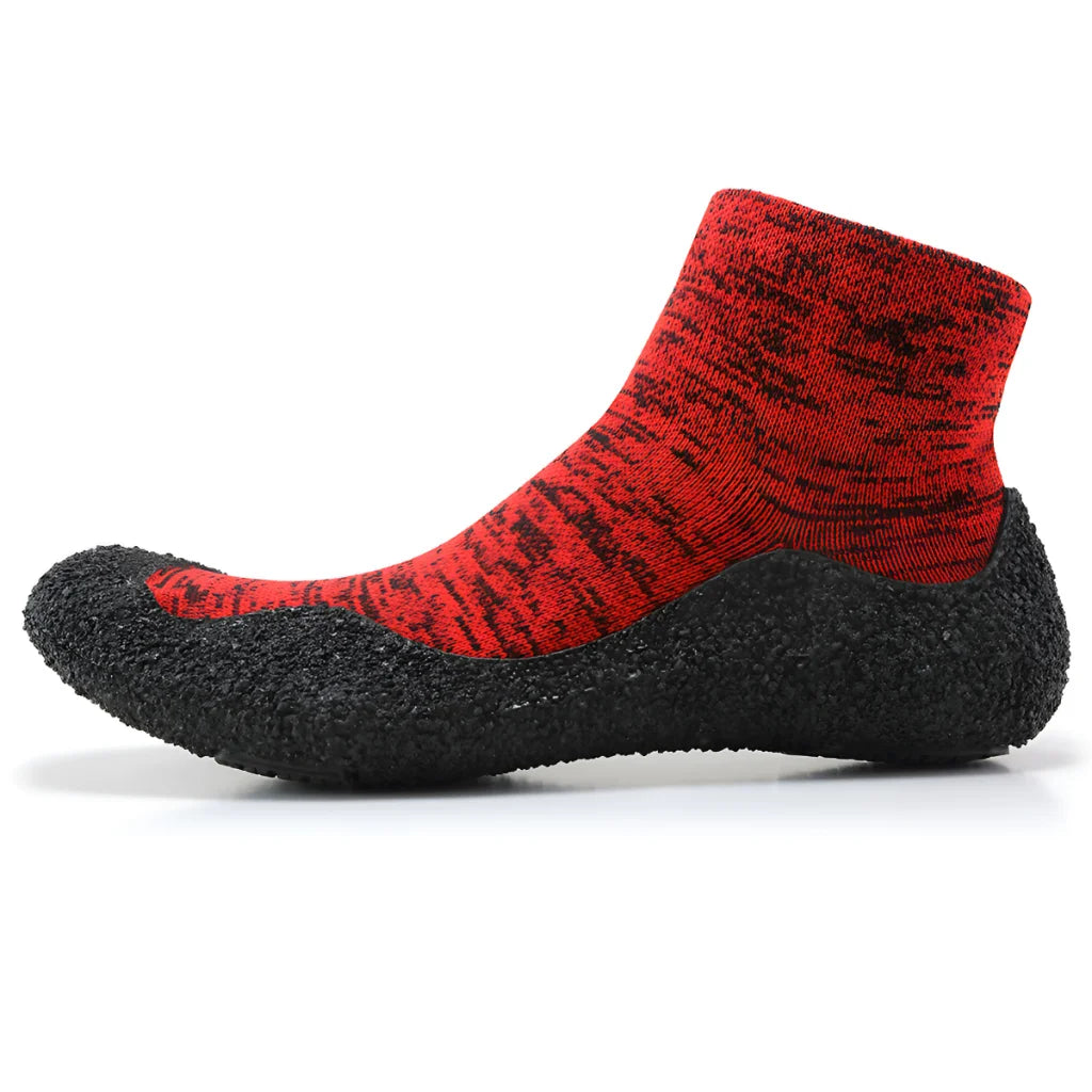 NON-SLIP SKIN-FRIENDLY BREATHABLE YOGA SHOES - Red / 36