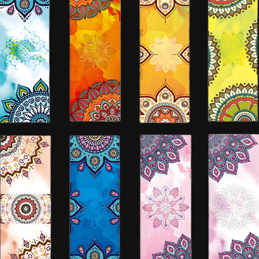 Non-Slip Yoga Towel Mat For Sweat And Support