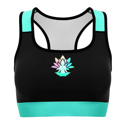 OCEAN MIST MATCHING YOGA SET FOR SPIRITUAL BALANCE - yoga-leggings-sports-bra-set