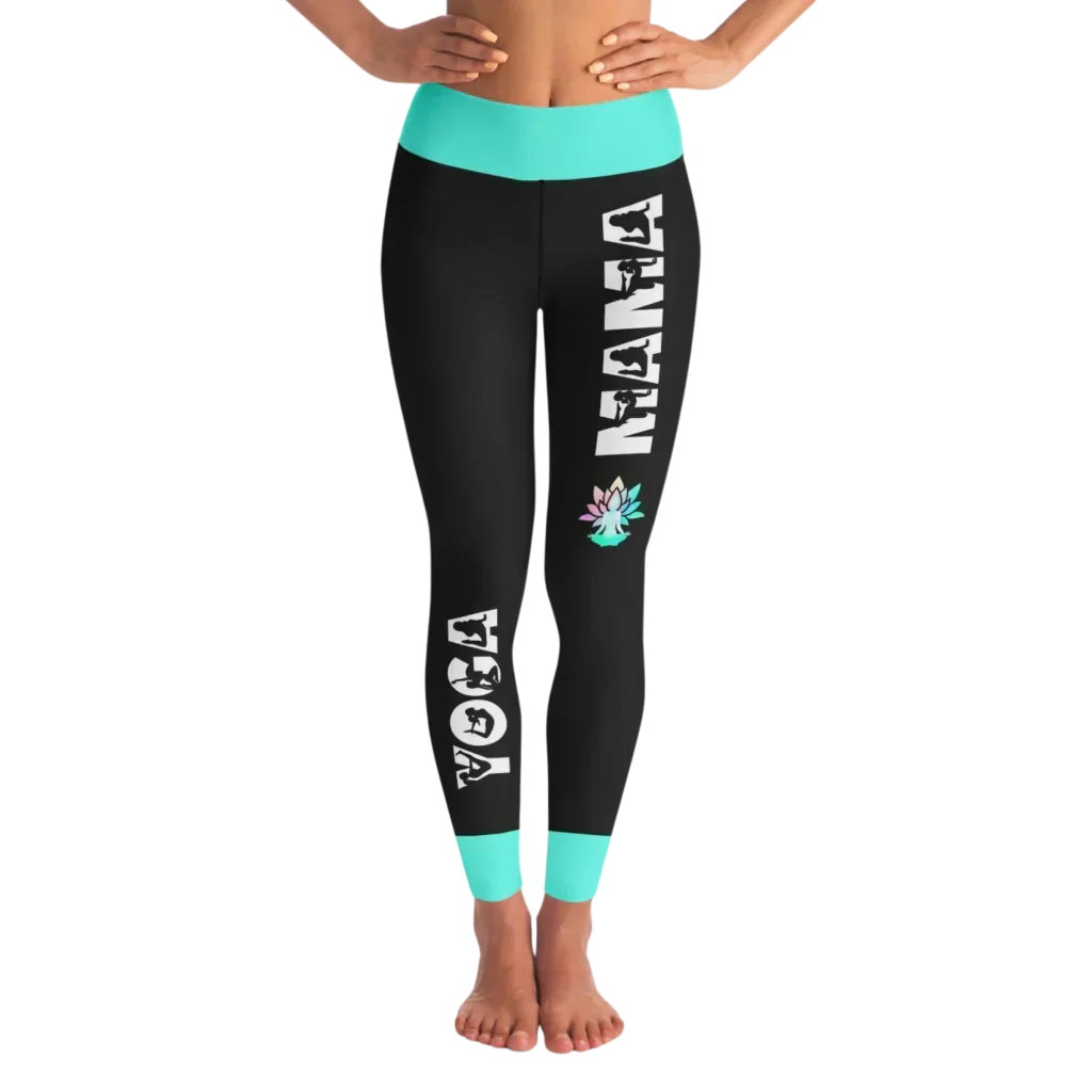 OCEAN MIST MATCHING YOGA SET FOR SPIRITUAL BALANCE - yoga-leggings-sports-bra-set