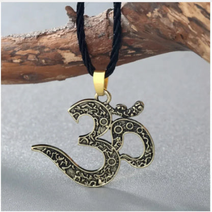 OM SYMBOL SPIRITUAL BOHO NECKLACE FOR ELEGANT PRACTICE - Necklace