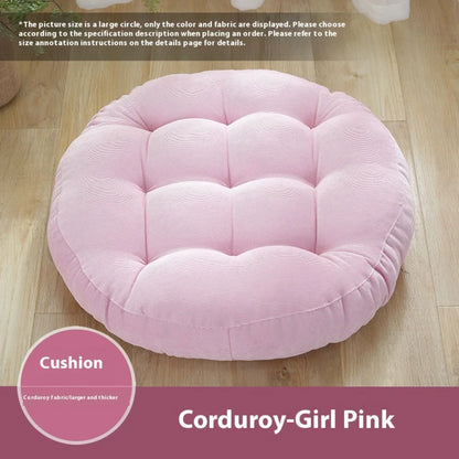 PLUSH TATAMI FUTON MEDITATION CUSHION FOR RELAXATION - Girl Pink / Chinese 45cm - meditation seat