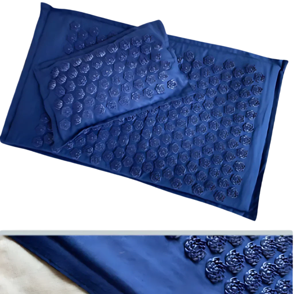 PREMIUM ACUPRESSURE MAT WITH PILLOW SET FOR RELAXATION - acupressure mat