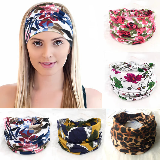 PREMIUM COTTON BOHO YOGA HEADBAND FOR WOMEN - Headband