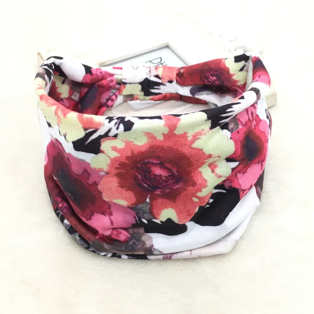 PREMIUM COTTON BOHO YOGA HEADBAND FOR WOMEN - Style FF