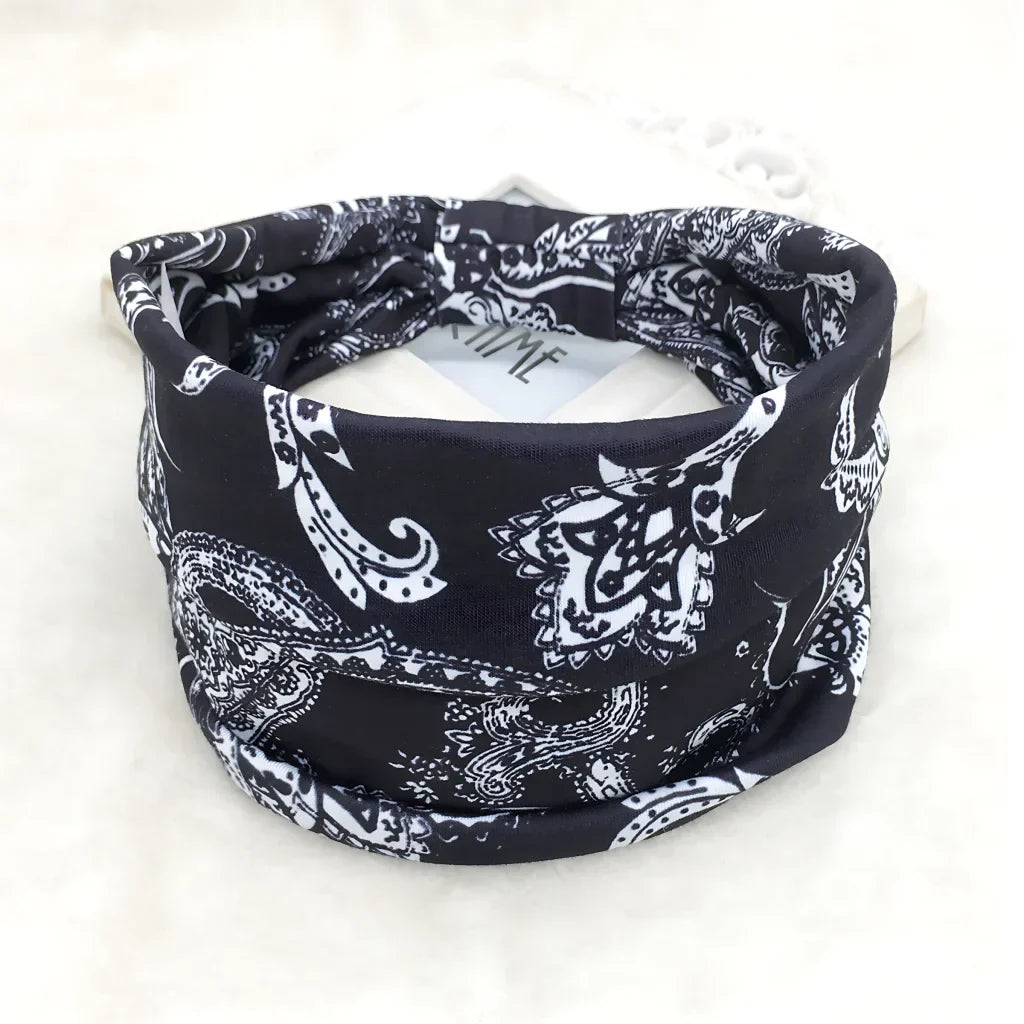 PREMIUM COTTON BOHO YOGA HEADBAND FOR WOMEN - Style