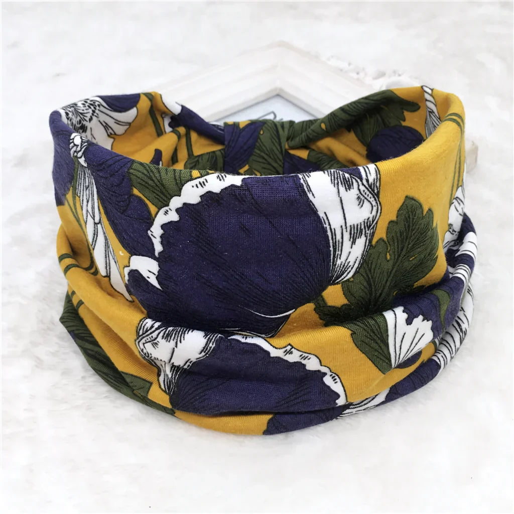 PREMIUM COTTON BOHO YOGA HEADBAND FOR WOMEN - Style T