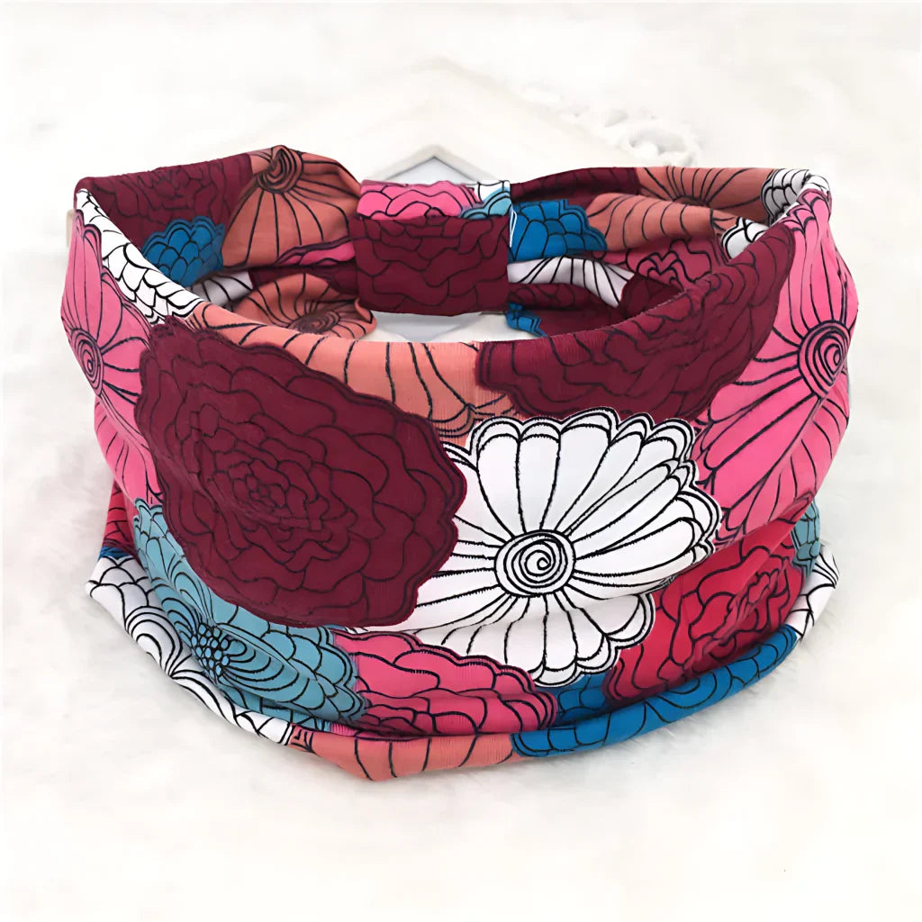 PREMIUM COTTON BOHO YOGA HEADBAND FOR WOMEN - Style X