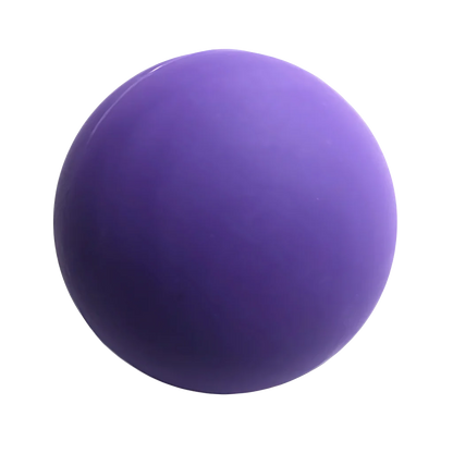 PREMIUM MASSAGE YOGA BALL FOR RELIEF AND WELLNESS - Purple - Massage Ball