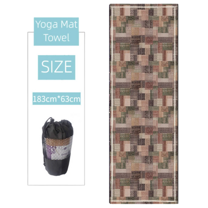 PREMIUM MICROFIBER YOGA MAT TOWEL FOR HOT YOGA - 183x63 cm