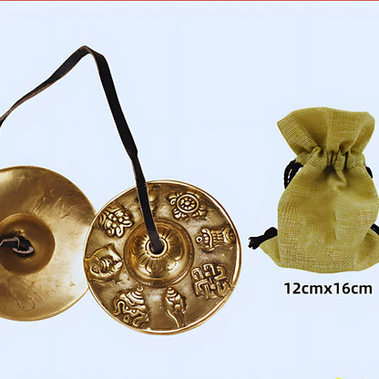 PURE COPPER TIBETAN PRAYER BELL FOR DEEP MEDITATION - Brass