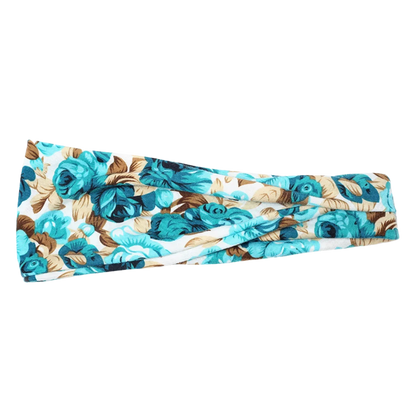 RETRO PRINT YOGA HEADBAND FOR WOMEN ALL SEASONS - Style