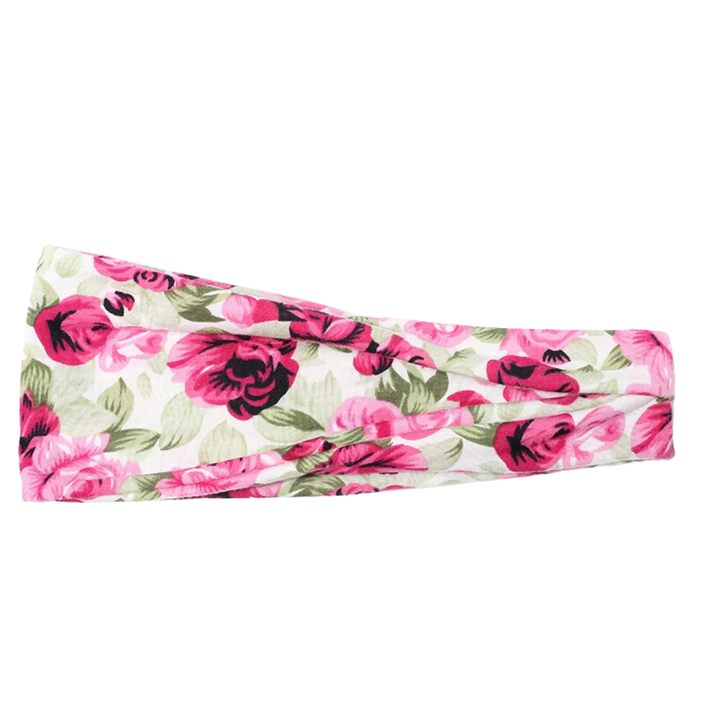 RETRO PRINT YOGA HEADBAND FOR WOMEN ALL SEASONS - Style B