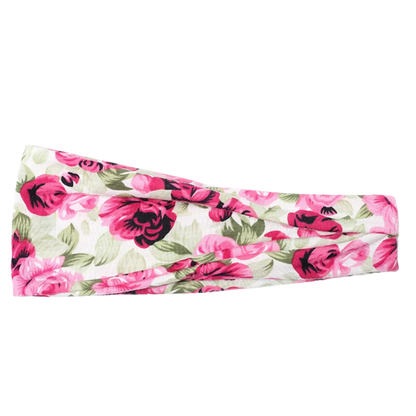 RETRO PRINT YOGA HEADBAND FOR WOMEN ALL SEASONS - Style B