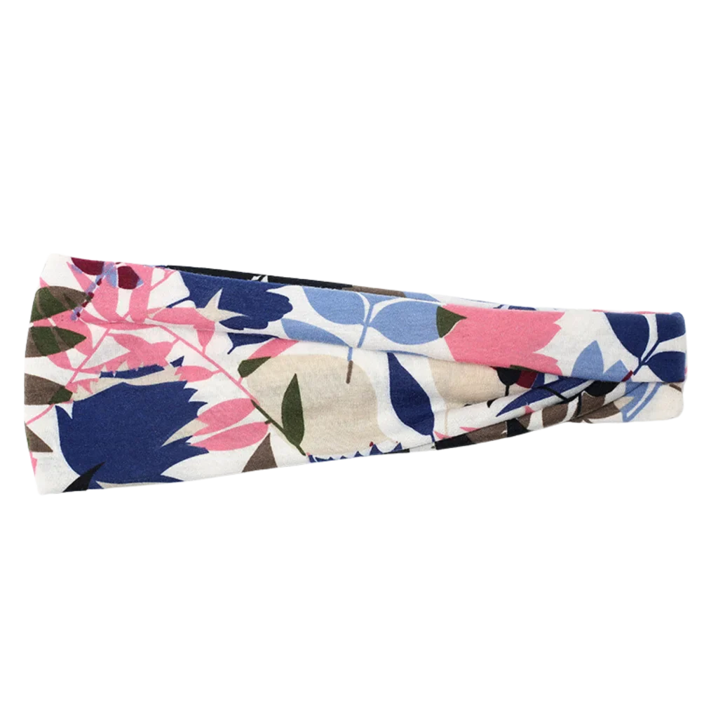 RETRO PRINT YOGA HEADBAND FOR WOMEN ALL SEASONS - Style C