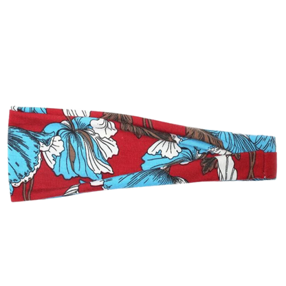 RETRO PRINT YOGA HEADBAND FOR WOMEN ALL SEASONS - Style D