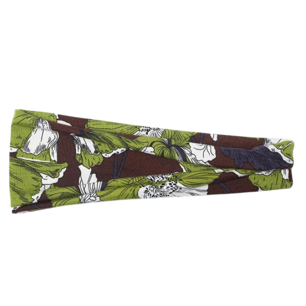 RETRO PRINT YOGA HEADBAND FOR WOMEN ALL SEASONS - Style E