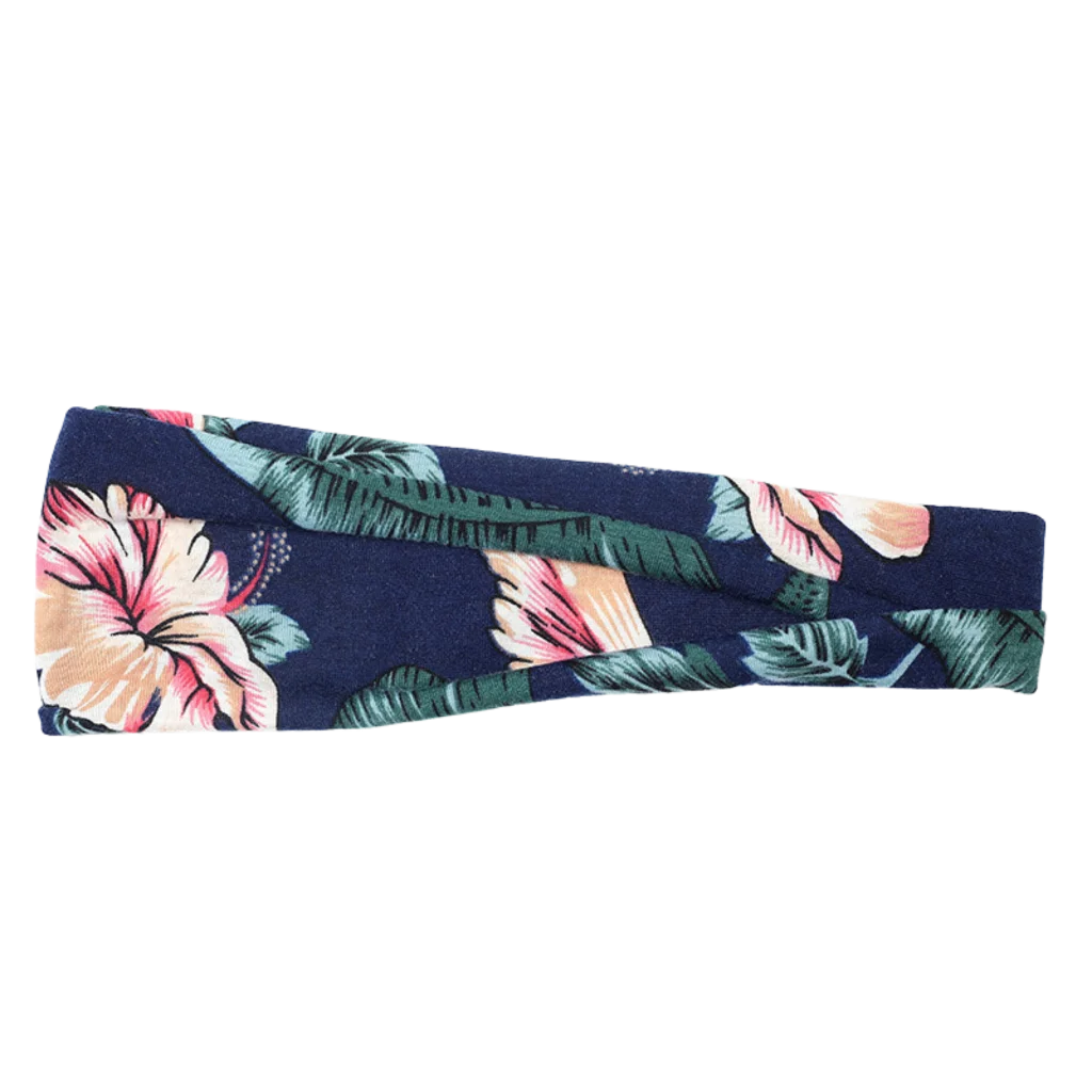 RETRO PRINT YOGA HEADBAND FOR WOMEN ALL SEASONS - Style H