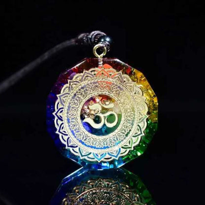 SACRED GEOMETRY CRYSTAL NECKLACE WITH PENDANT - Style A - Necklace