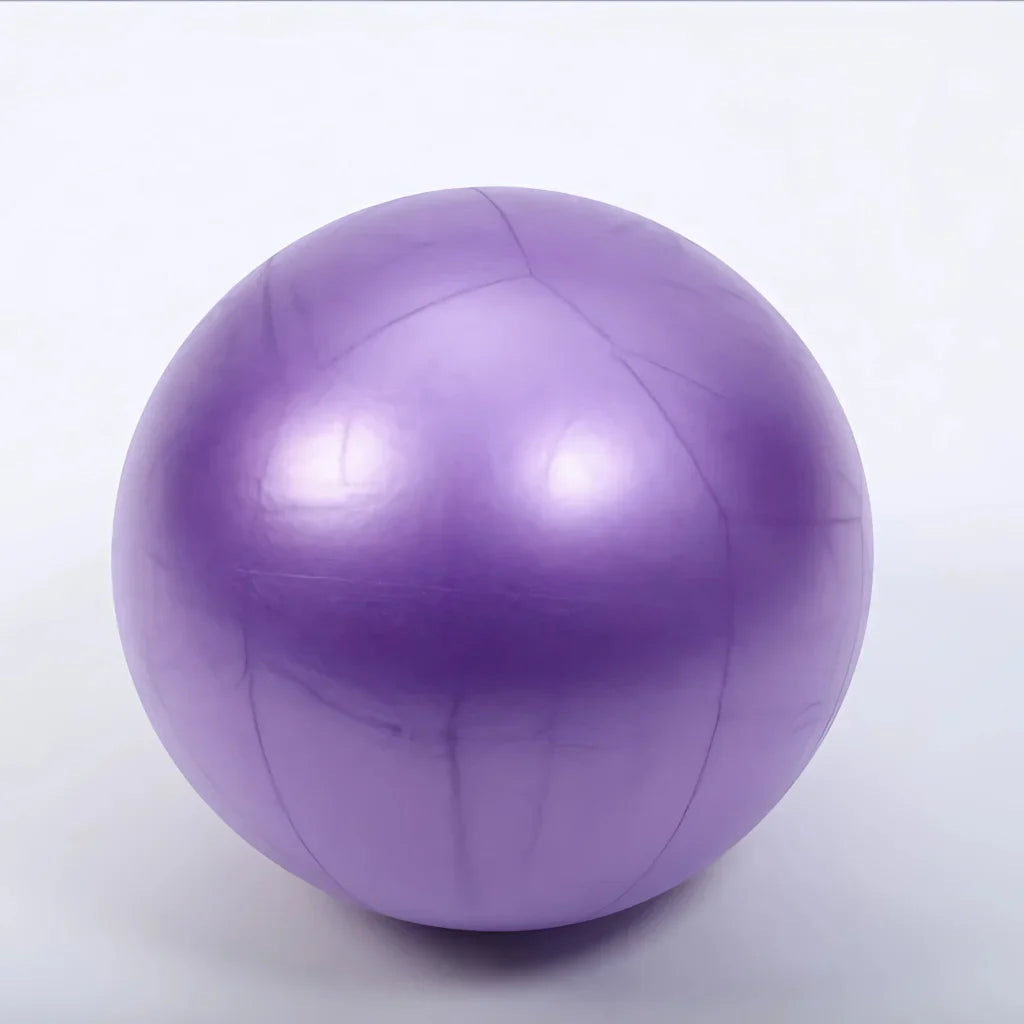 SCRUB TEXTURED MINI YOGA BALL FOR PILATES & CORE WORKOUT - Light Purple - yoga ball