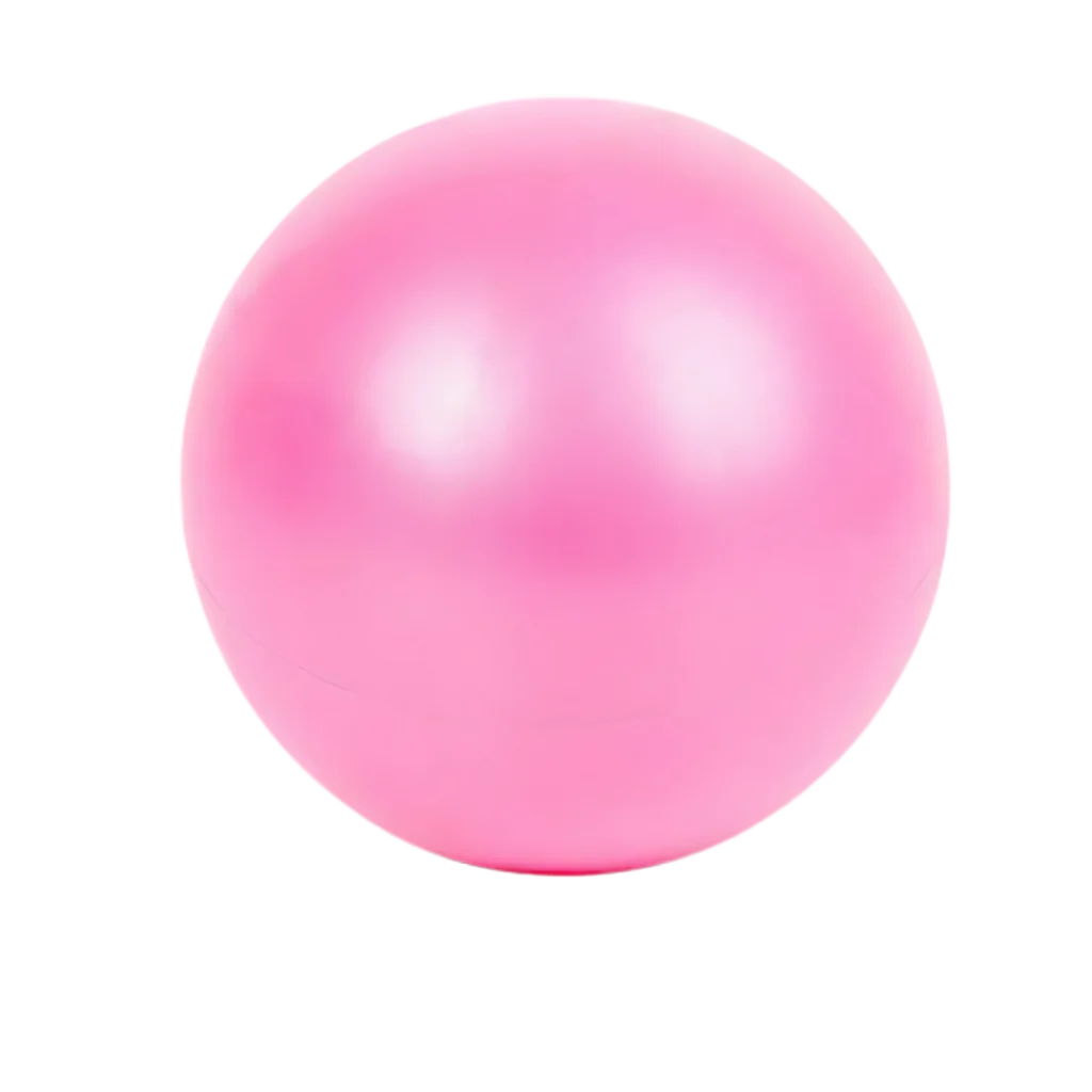 SCRUB TEXTURED MINI YOGA BALL FOR PILATES & CORE WORKOUT - Pink - yoga ball