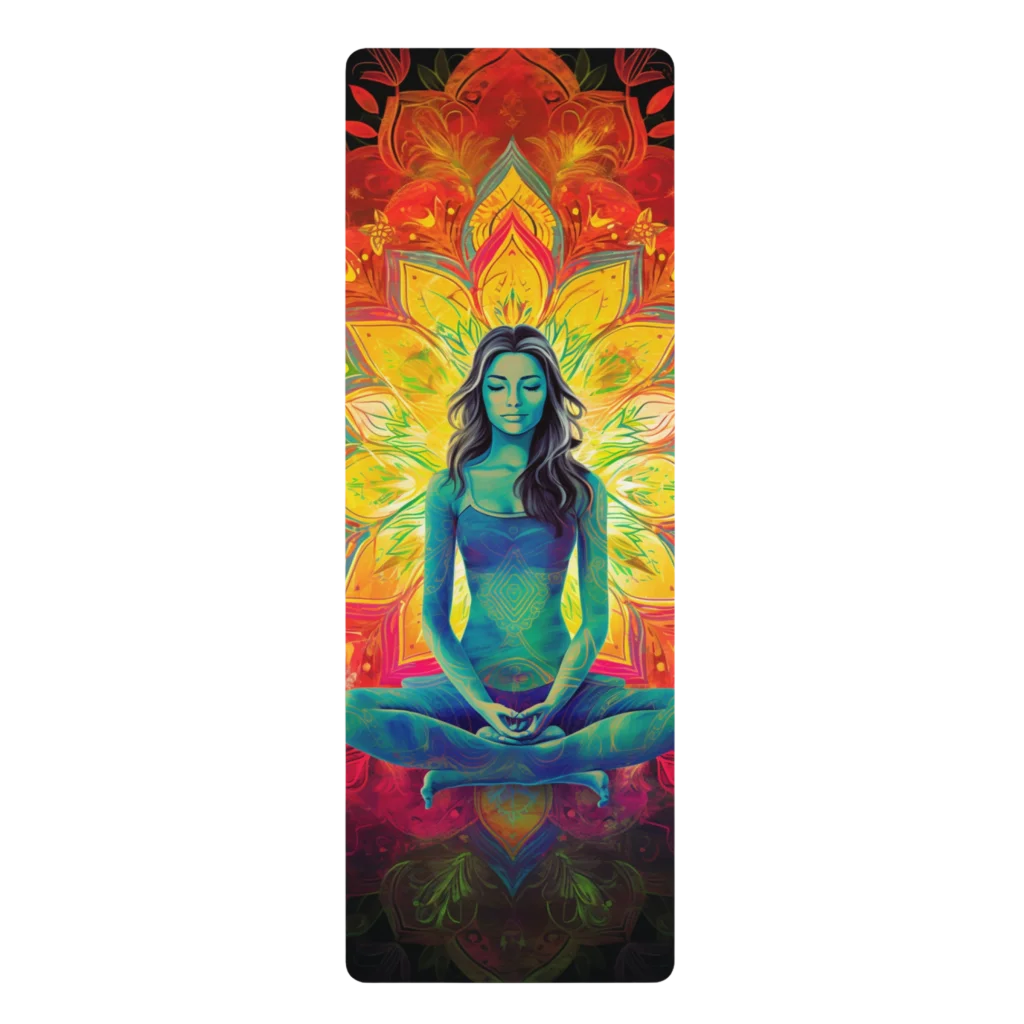 SERENE LOTUS YOGA MAT - BEST NON-SLIP YOGA MAT FOR PRACTICE