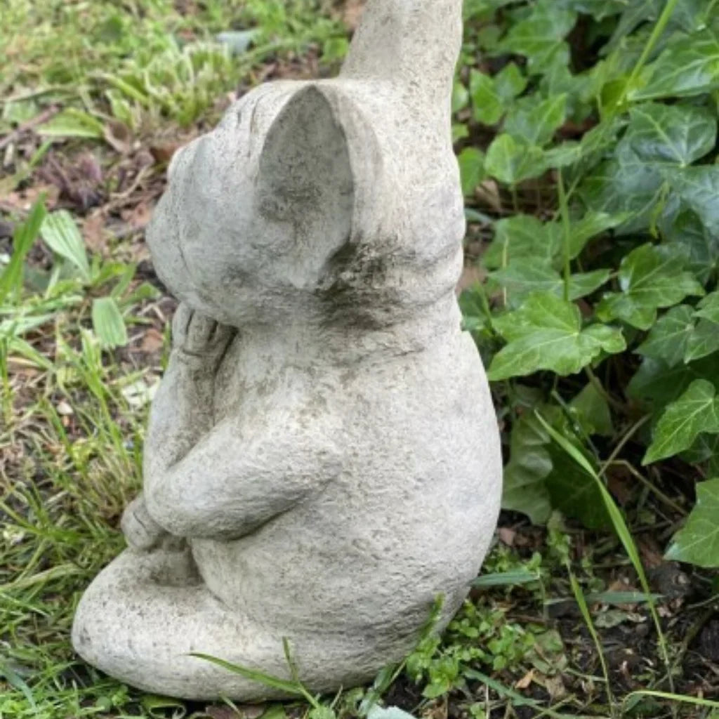 SERENE MEDITATION DOG YOGA STATUE FOR HOME AND GARDEN - A - yoga statue