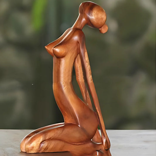 SERENE SIMULATION YOGA STATUE FOR TRANQUIL SPACES - Style A - yoga statue