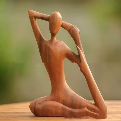 SERENE SIMULATION YOGA STATUE FOR TRANQUIL SPACES - Style C - yoga statue