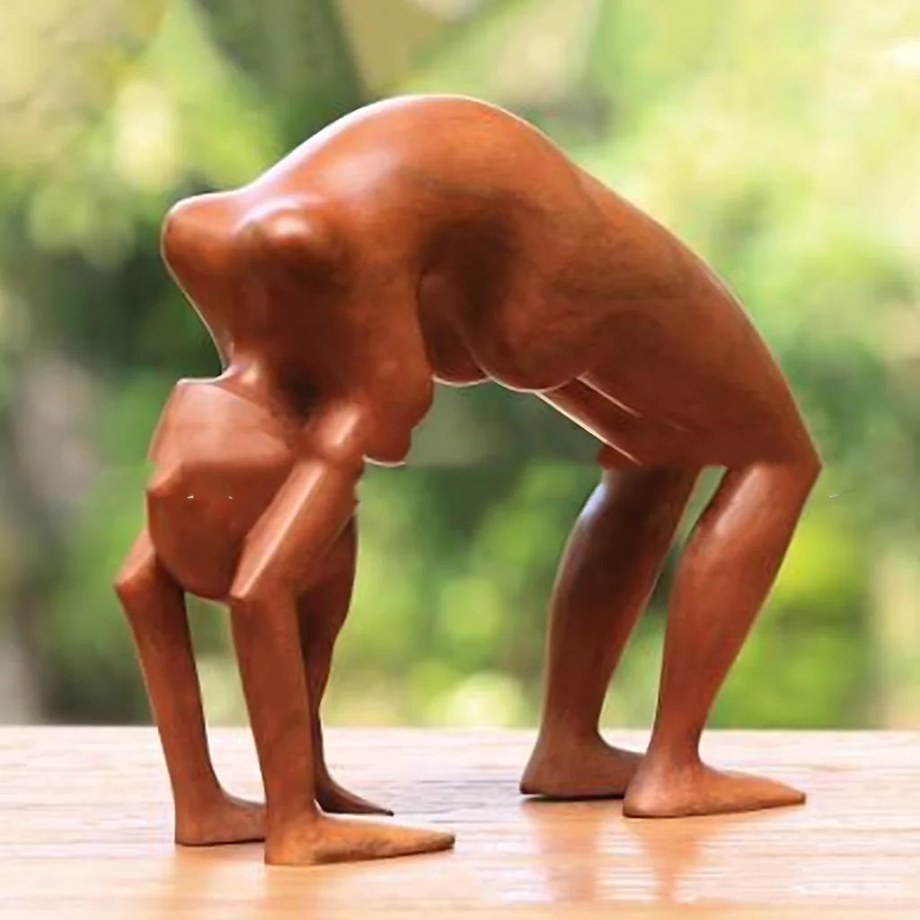 SERENE SIMULATION YOGA STATUE FOR TRANQUIL SPACES - Style E - yoga statue