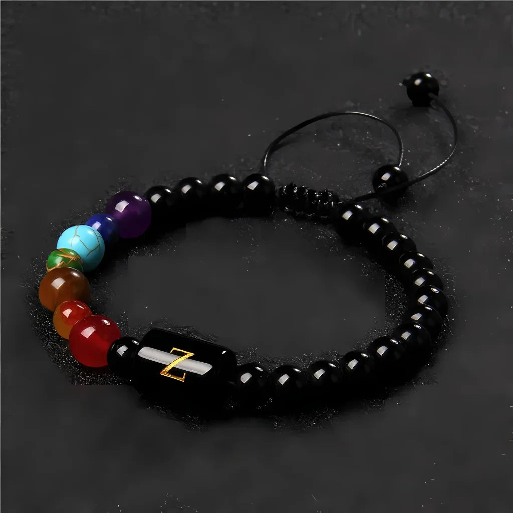 SEVEN-CHAKRA BEAD BRACELET FOR BALANCE & ENERGY - Bracelet