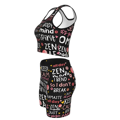 Soulflow Printed 2 Piece Yoga Set
