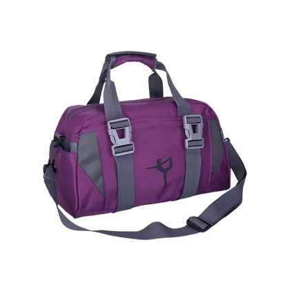 Spacious Yoga Mat Duffle Bag With Compartments - Purple (45 x 23 x25)