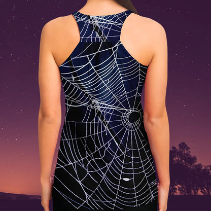 SPIDER WEB RACERBACK YOGA TANK TOP – EMBRACE MYSTICAL