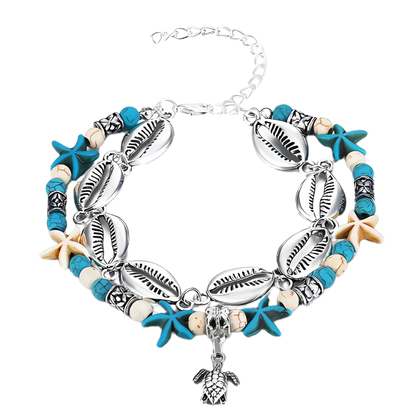 SPIRITUAL CONCH SHELL BOHO STYLE ANKLETS FOR WOMEN - Style I - Anklet