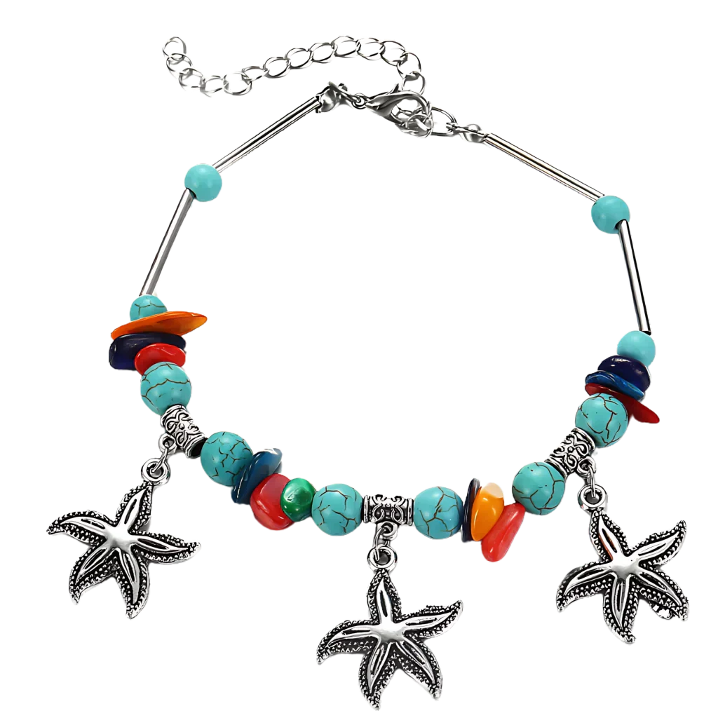 SPIRITUAL CONCH SHELL BOHO STYLE ANKLETS FOR WOMEN - Style EE - Anklet