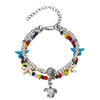 SPIRITUAL CONCH SHELL BOHO STYLE ANKLETS FOR WOMEN - Style N - Anklet