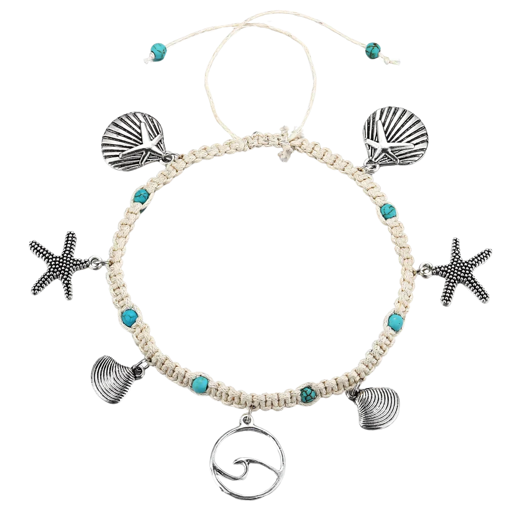 STARFISH BOHO STYLE ANKLETS FOR SPIRITUAL CONNECTION - Style D - Anklet