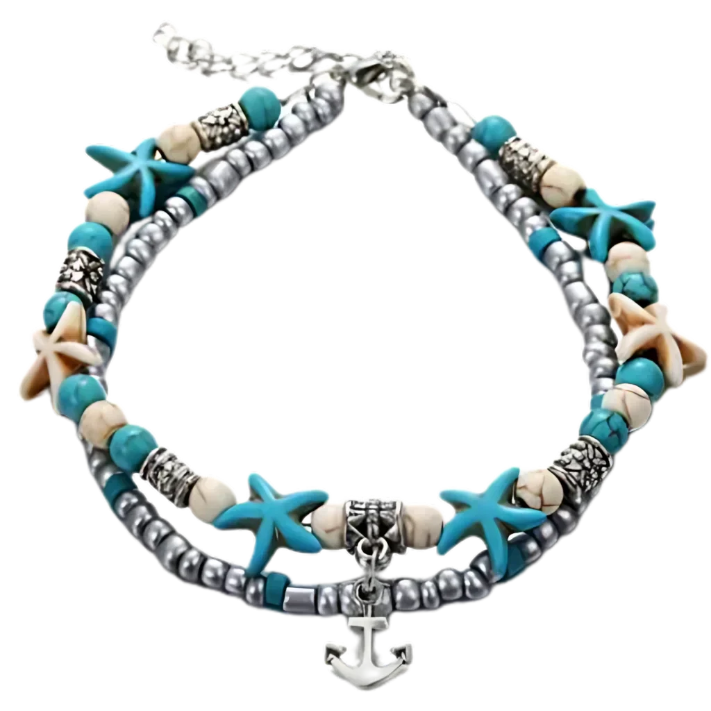 STARFISH BOHO STYLE ANKLETS FOR SPIRITUAL CONNECTION - Style G - Anklet