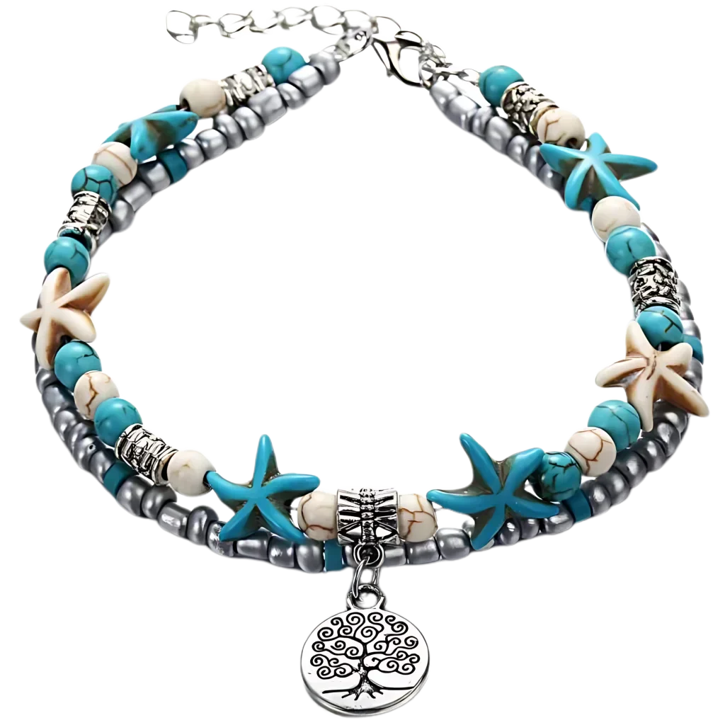 STARFISH BOHO STYLE ANKLETS FOR SPIRITUAL CONNECTION - Style J - Anklet