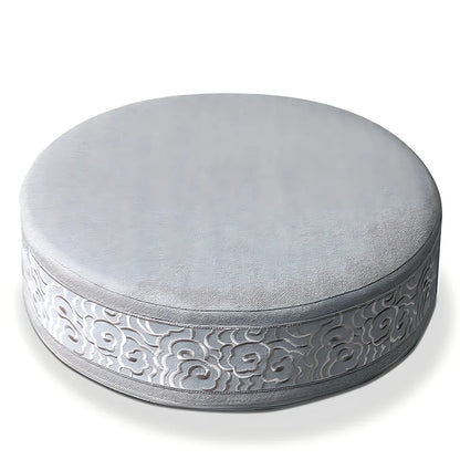 THICKENED COMFORTABLE MEDITATION SEAT CUSHION - Round Light Grey / 40x40cm - meditation seat