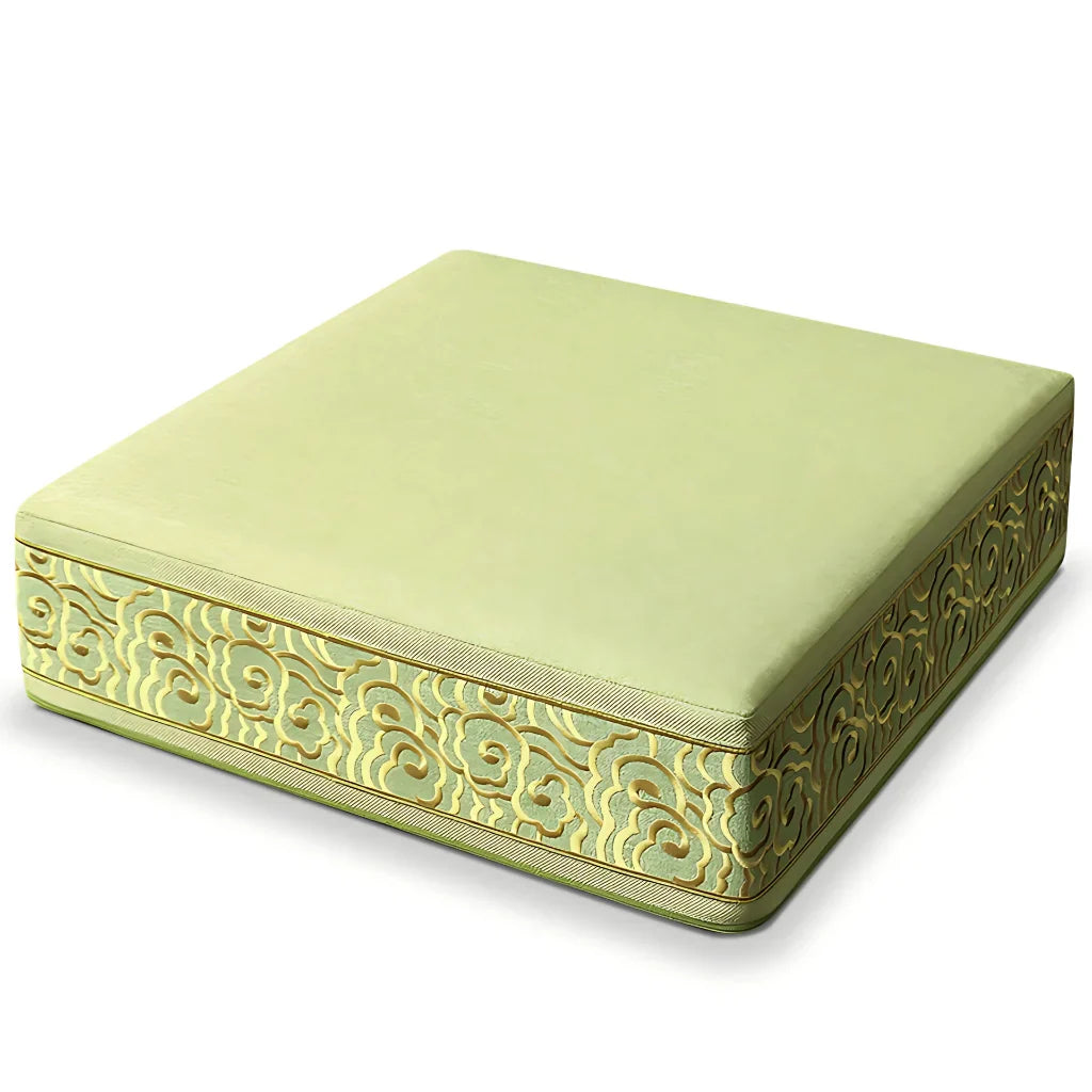 THICKENED COMFORTABLE MEDITATION SEAT CUSHION - Square green / 40x40cm - meditation seat