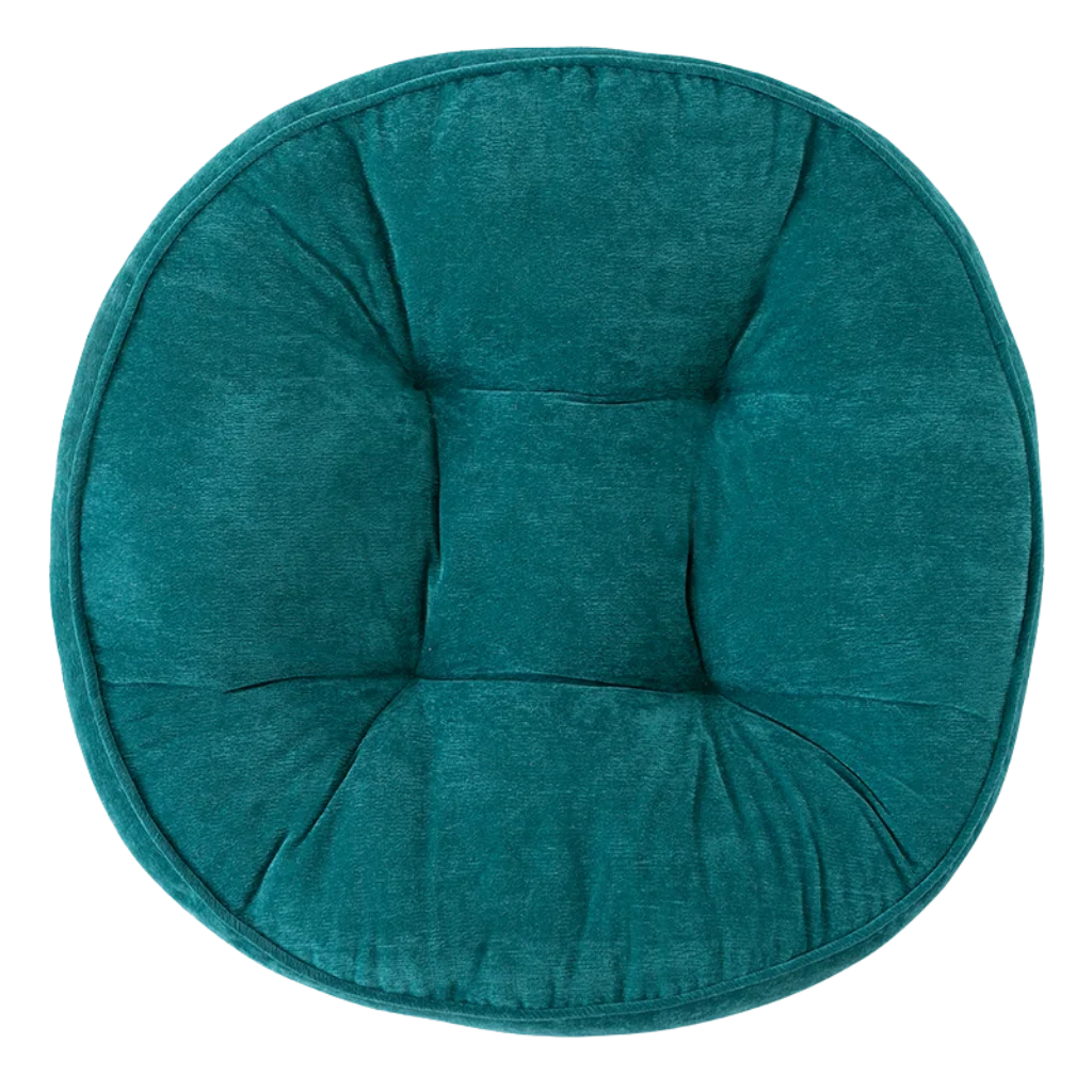 THICKENED FUTON MEDITATION SEAT FOR YOGA AND RELAXATION - Water blue - meditation seat